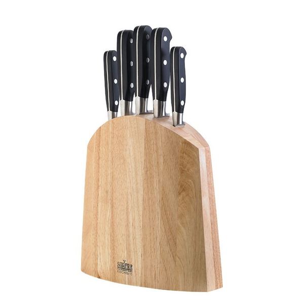 AMEFA RICHARDSON 5 NOŻE KOMPLET V SABATIER W BLOKU KUTE OSTRE SZEFA CHLEBA Marka Richardson Sheffield