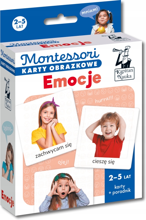 

Montessori. Karty obrazkowe Emocje (2-5 lat)