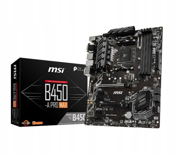 

Płyta Główna Msi B450-A Pro Max CrossFire Box