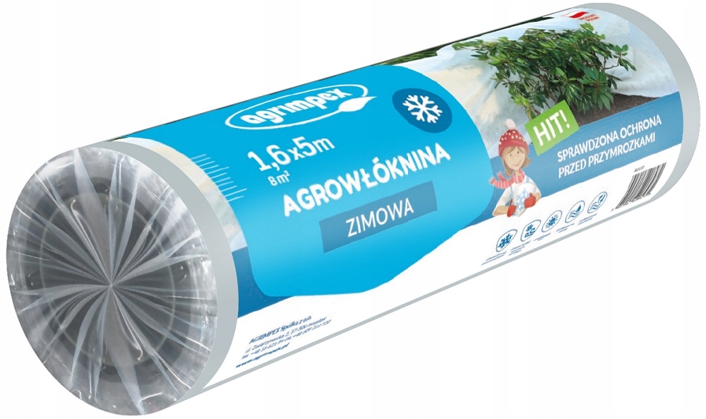 

Agrowłóknina zimowa biała 1,6 x 5 m Agrimpex