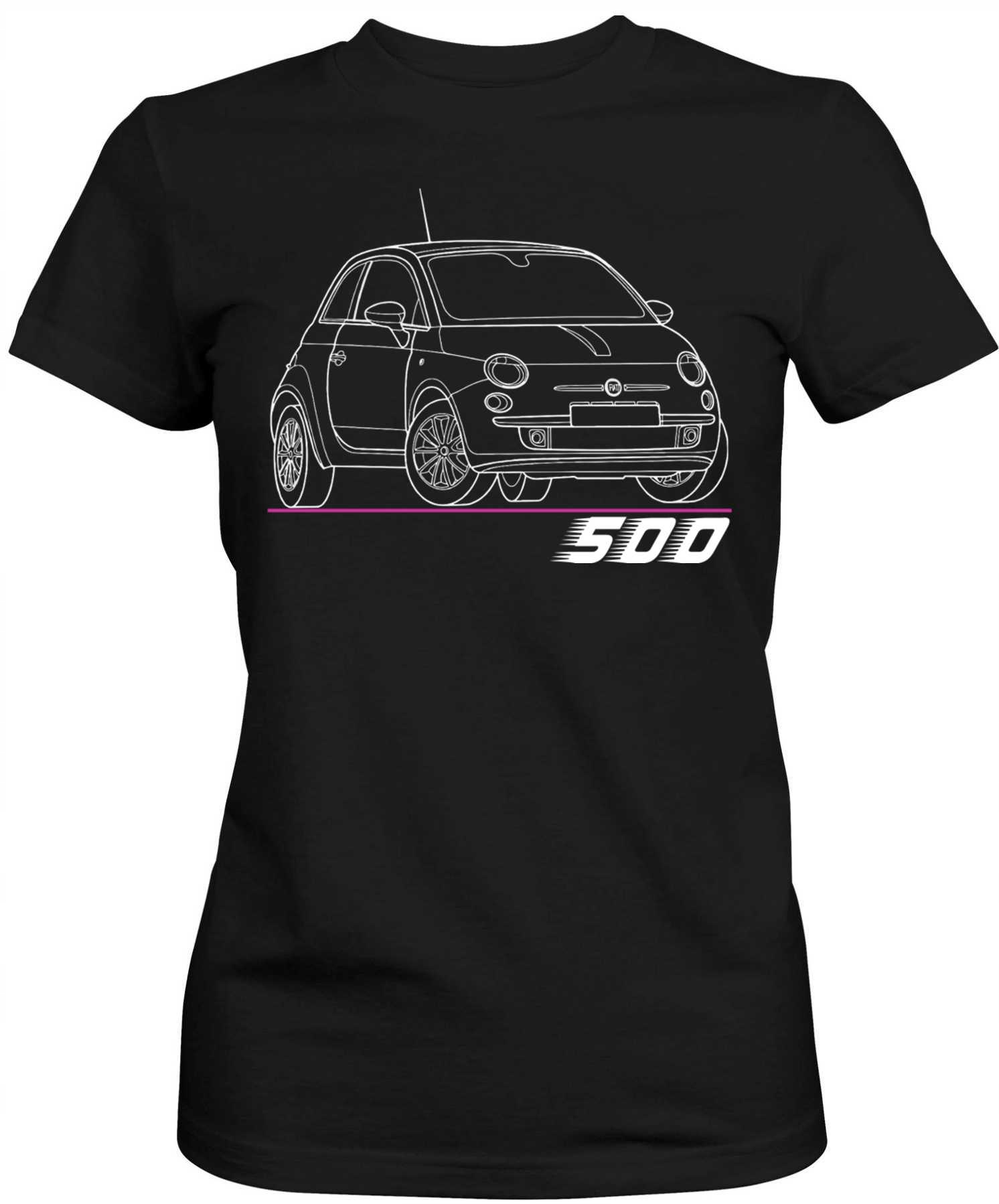 

Koszulka damska Fiat 500 abarth hybrid