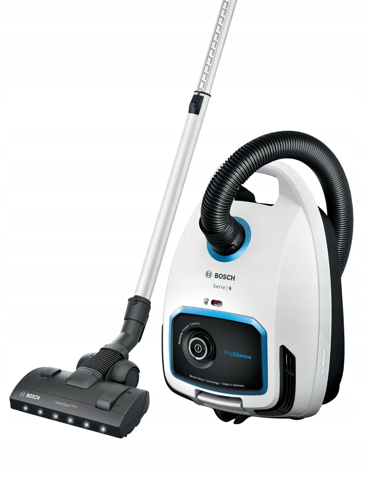 Vysavač Bosch Serie6 ProSilence BGB6SIL0L, sada tichých nástavců