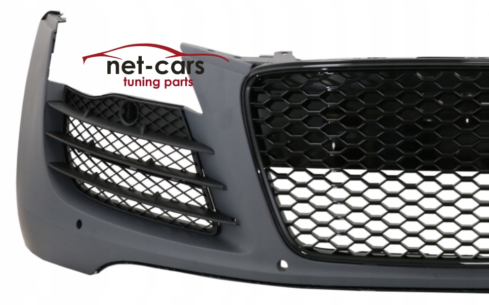ZDERZAK PRZOD AUDI R8 07-12 r WZOR RS 8 GRILL Kolor czarny