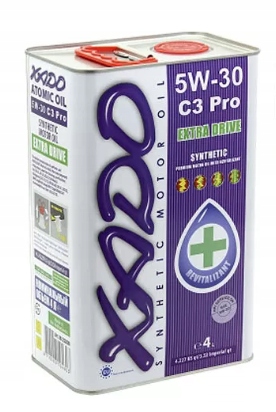 XADO ATOMIC OIL EXTRA DRIVE 5W30 SN/CF 5L + RV Rodzaj syntetyczne