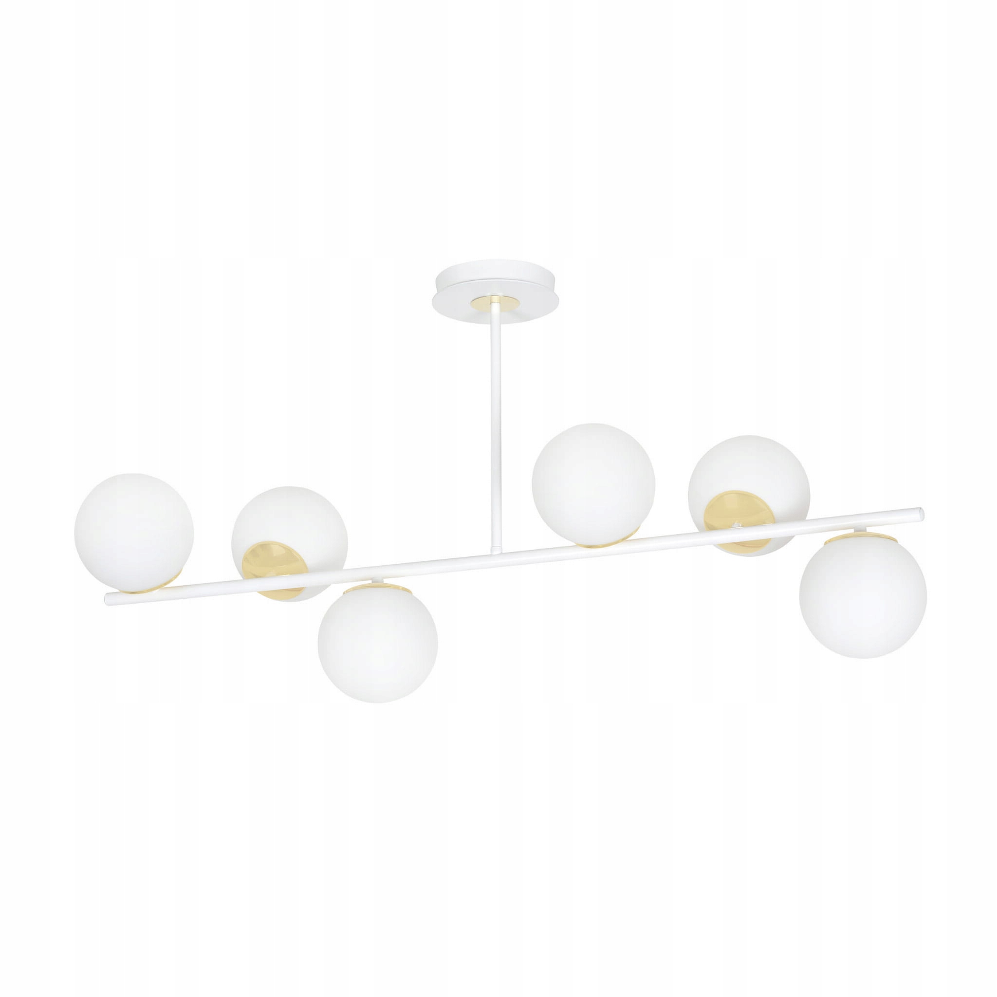 Stropná lampa Emibig Floki 6xE14 White-Gold Design Moderný