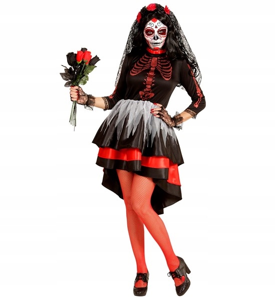 Dia De Los Muertos Halloween Kostým Dia De Los Muertos Halloween Kostlivec
