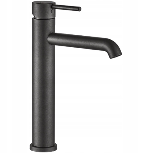 Vysoká Stojící Umyvadlová Baterie Na Desku Grafit – Kompletní Sada