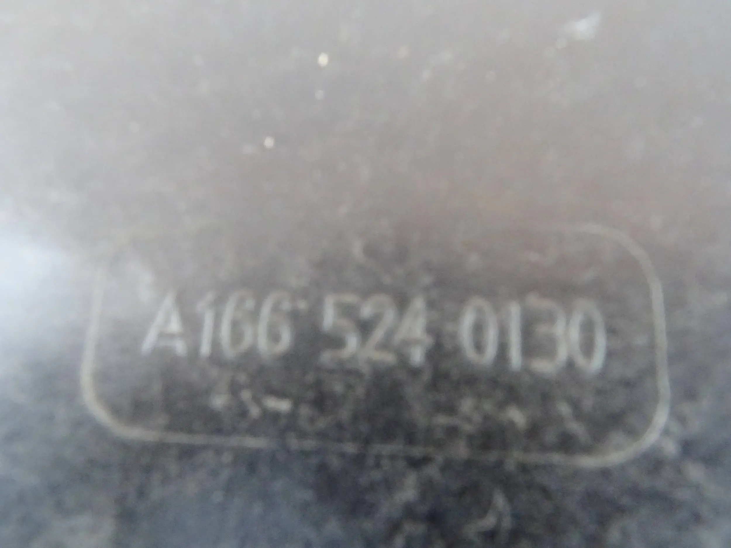 MERCEDES GLE ML 166 OSŁONA POD ZDERZAK Producent części Mercedes-Benz OE