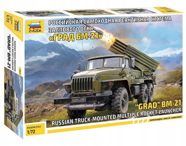 1:72 Raketomet BM-21 Grad 1