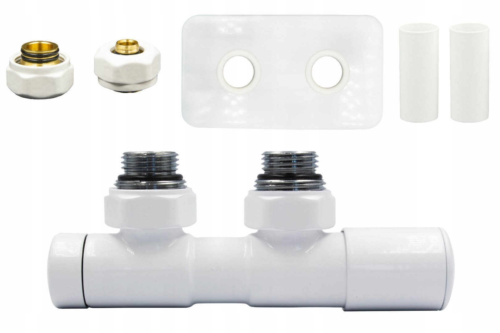 Ventil reg 50 mm Twins bílý pravý Pex AiO r.pros