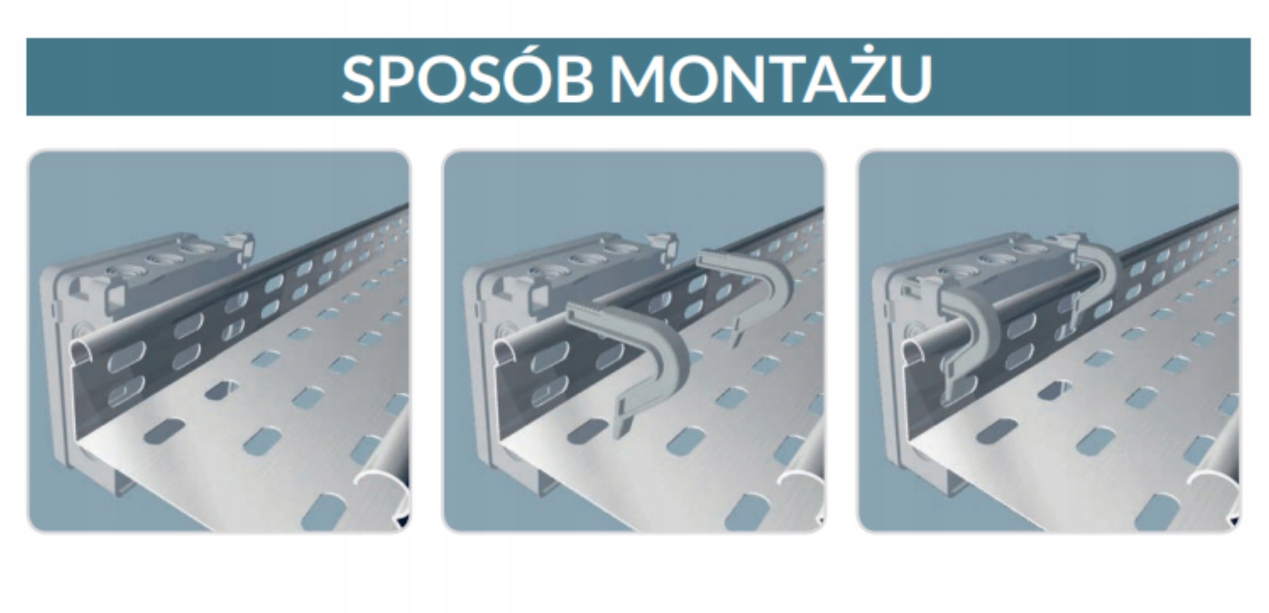 PUSZKA Z UCHWYTAMI NA KORYTO KORYTKO STALOWE 85x85 Kod producenta 85X85 IP54