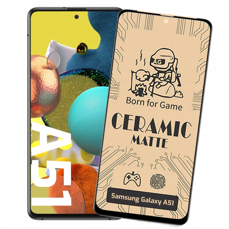 

Szkło Matowe Ceramiczne 5D do Samsung Galaxy A51