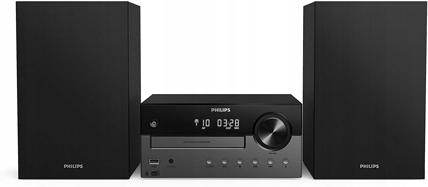 Wieża PHILIPS TAM4505/12 CD BT FM DAB+ Czarny Komunikacja Bluetooth