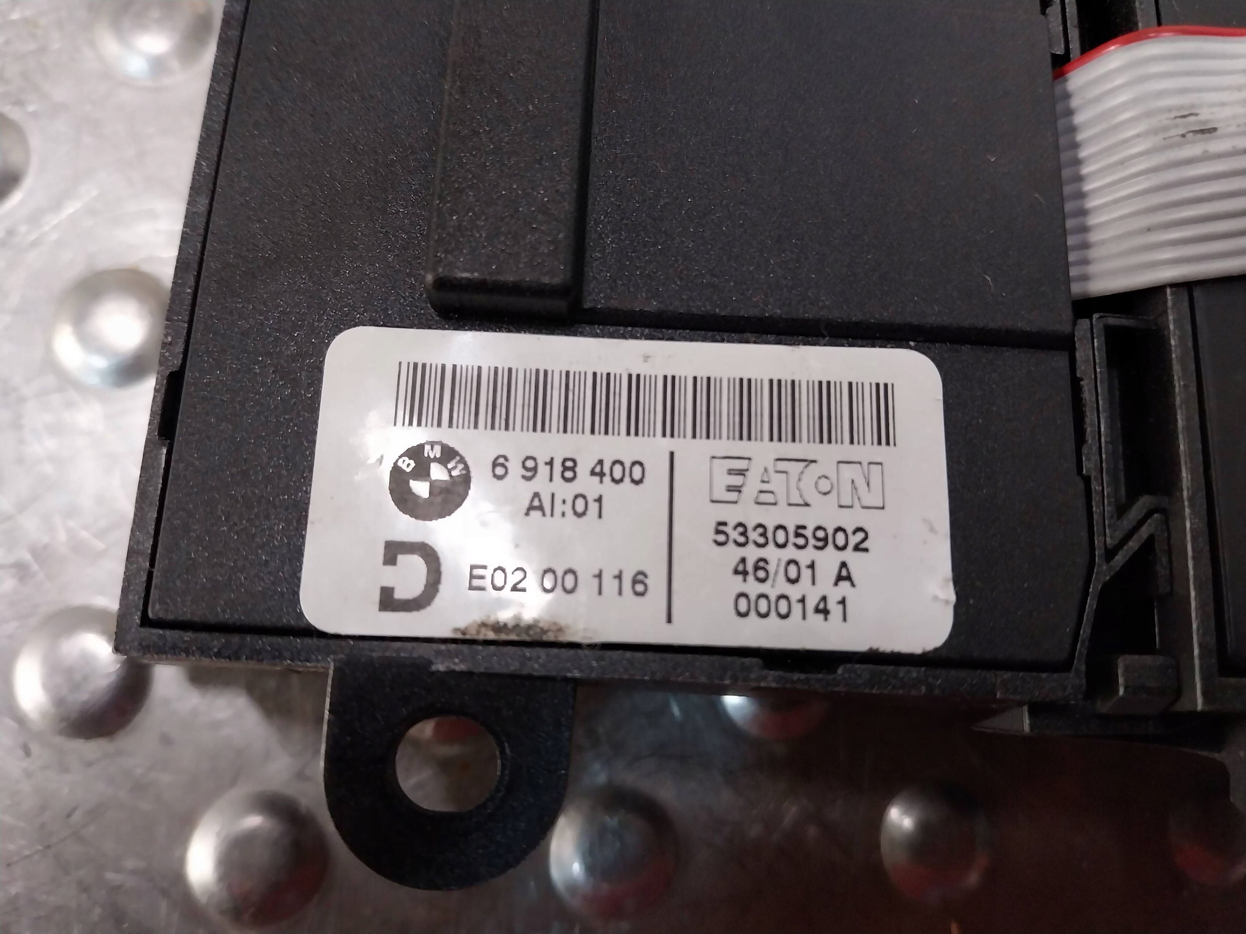 Schalter Regulations- SITZ links vorne 6918400 6918380 BMW E65 E66 E67