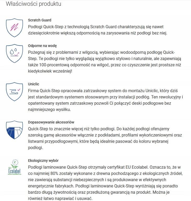 Panele podłogowe Quick Step Dąb beżowy lakierowany SIG 4750 Szerokość produktu 21.2 cm