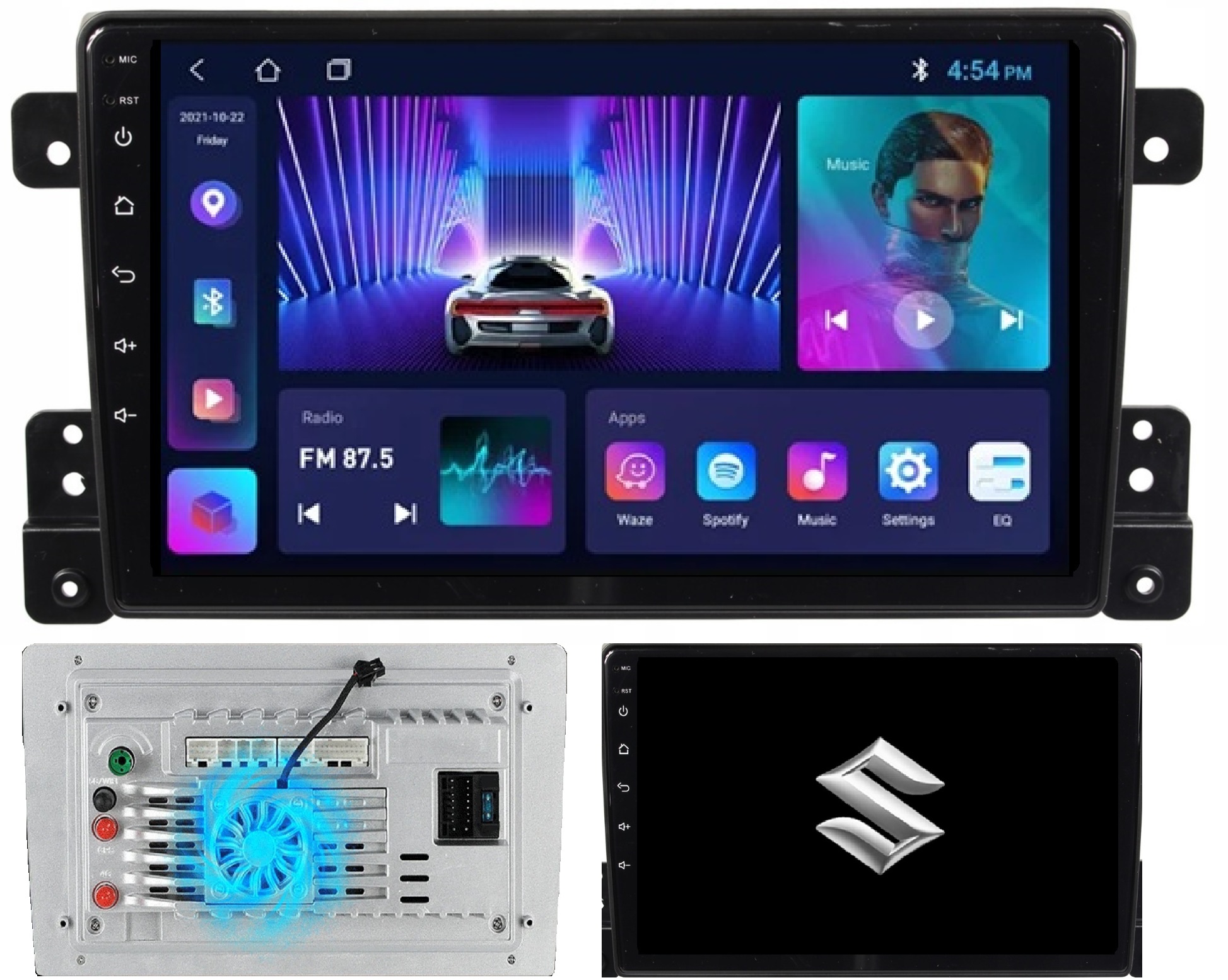 Radio Nawigacja Android Suzuki Vitara 2005-2014 Kamera+wentylator 2/64GB