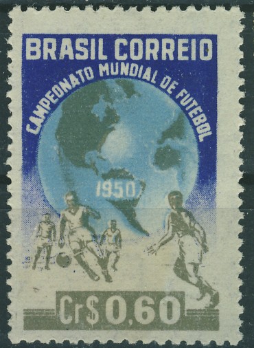Brasil 0,80 Crs. - Mundial de Futebol