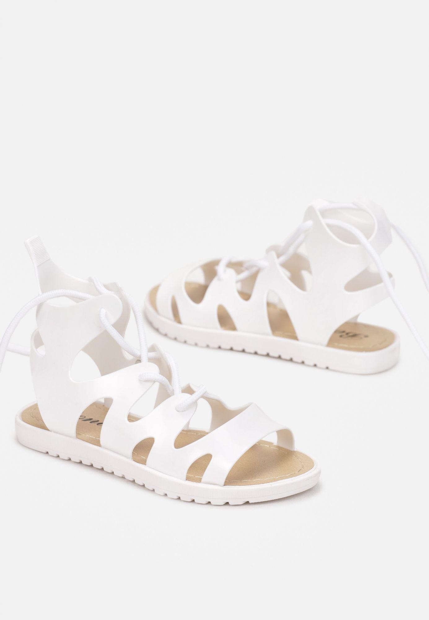 

Born2Be Białe Sandały 30 Guma Casual