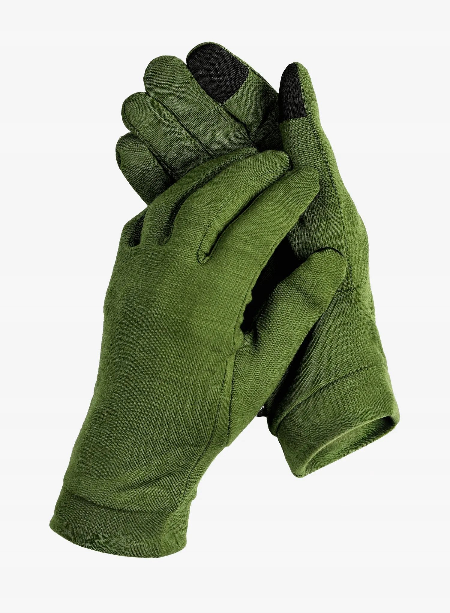 Rękawiczki do smartfona Zanier Merino Liner Touch olive Xs