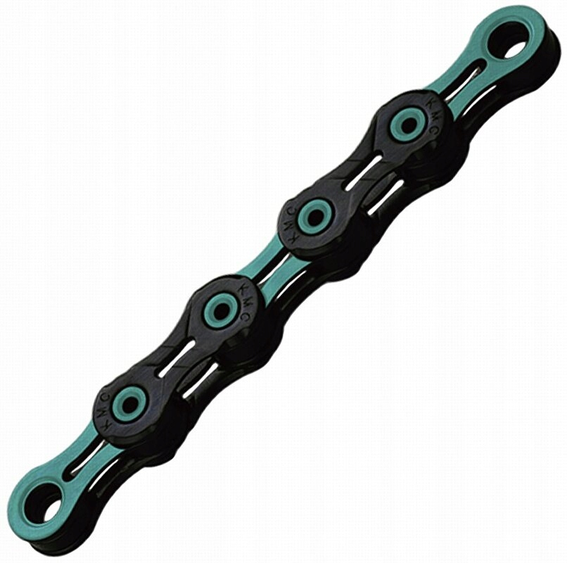 řetěz Kmc DLC Sl 11 mentolovo/černý v krabičce 118 čl.