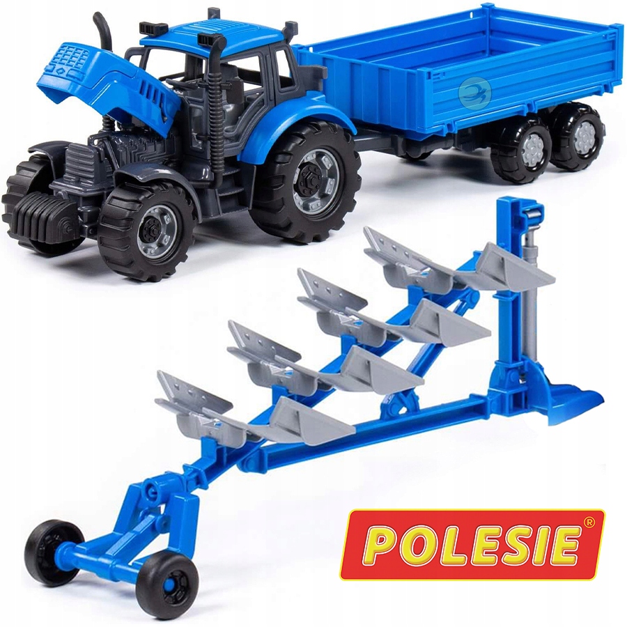 TRAKTOR CIĄGNIK Z PRZYCZEPĄ BURTOWĄ ROLNICZĄ PROGR Kod producenta 9929