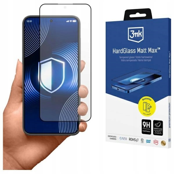 Szkło hartowane 3MK HardGlass Matt Max do Samsung S24+ (S926)