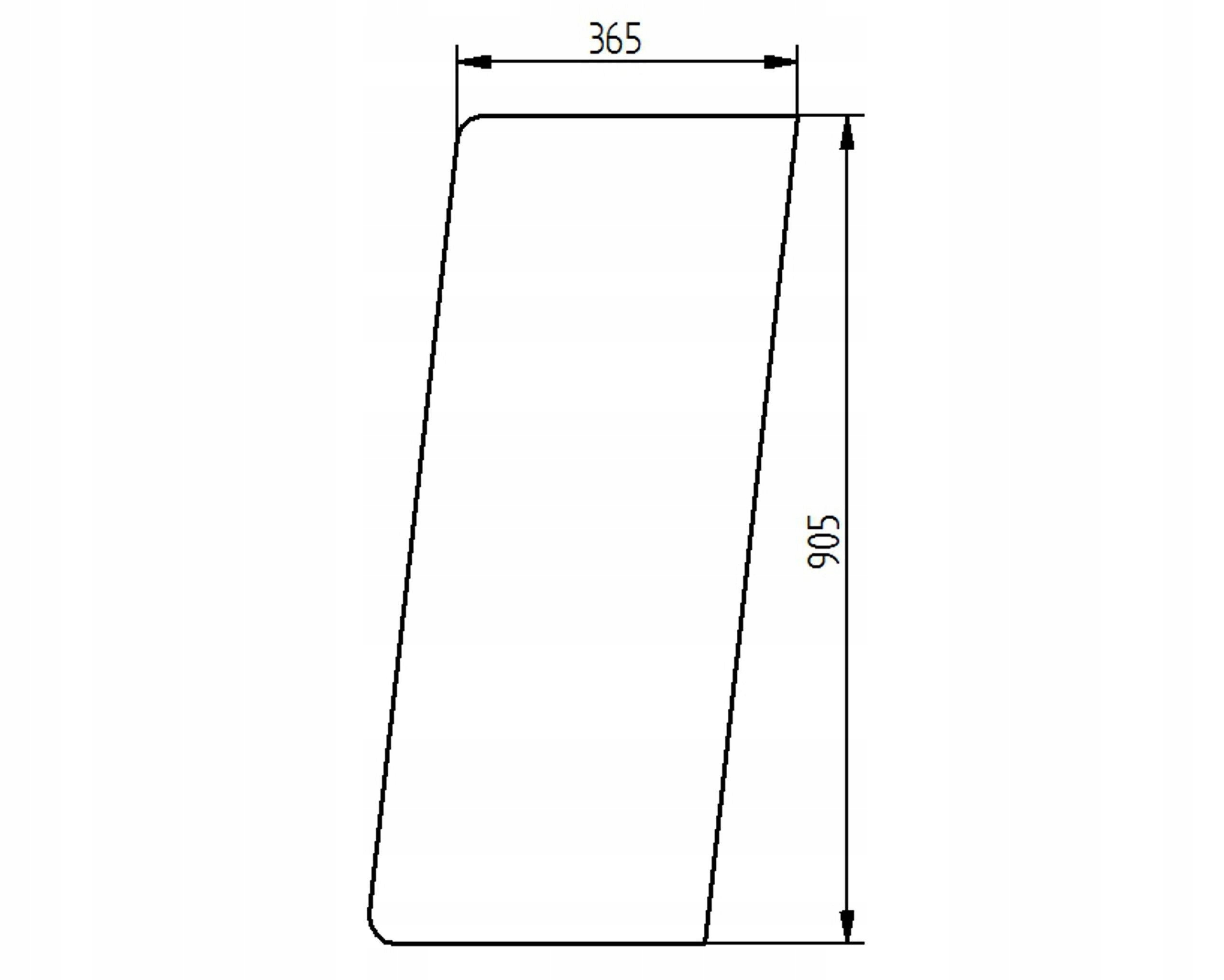 sklo bagr Cat dveře horní pevné 144-7614