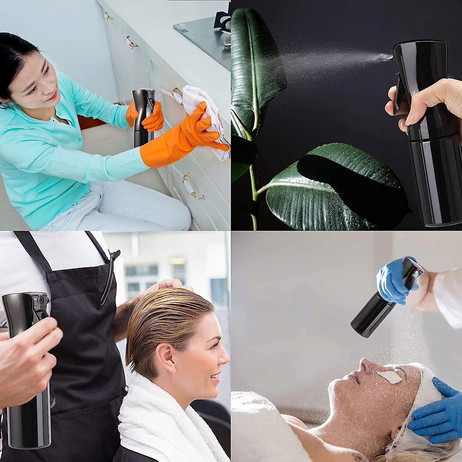 SPRYSKIWACZ ROZPYLACZ DO KWIATÓW WŁOSÓW FRYZJERSKI 2x160ml Pojemność 160 ml