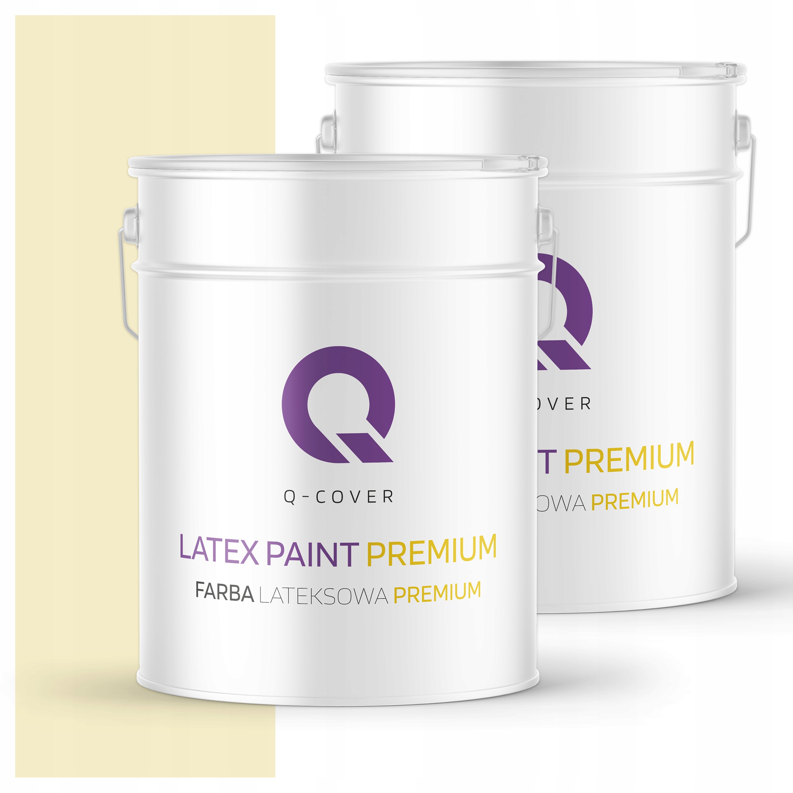 Farba odolná voči škvrnám Umývateľná na steny stropov 10L Hlboká matná svetložltá