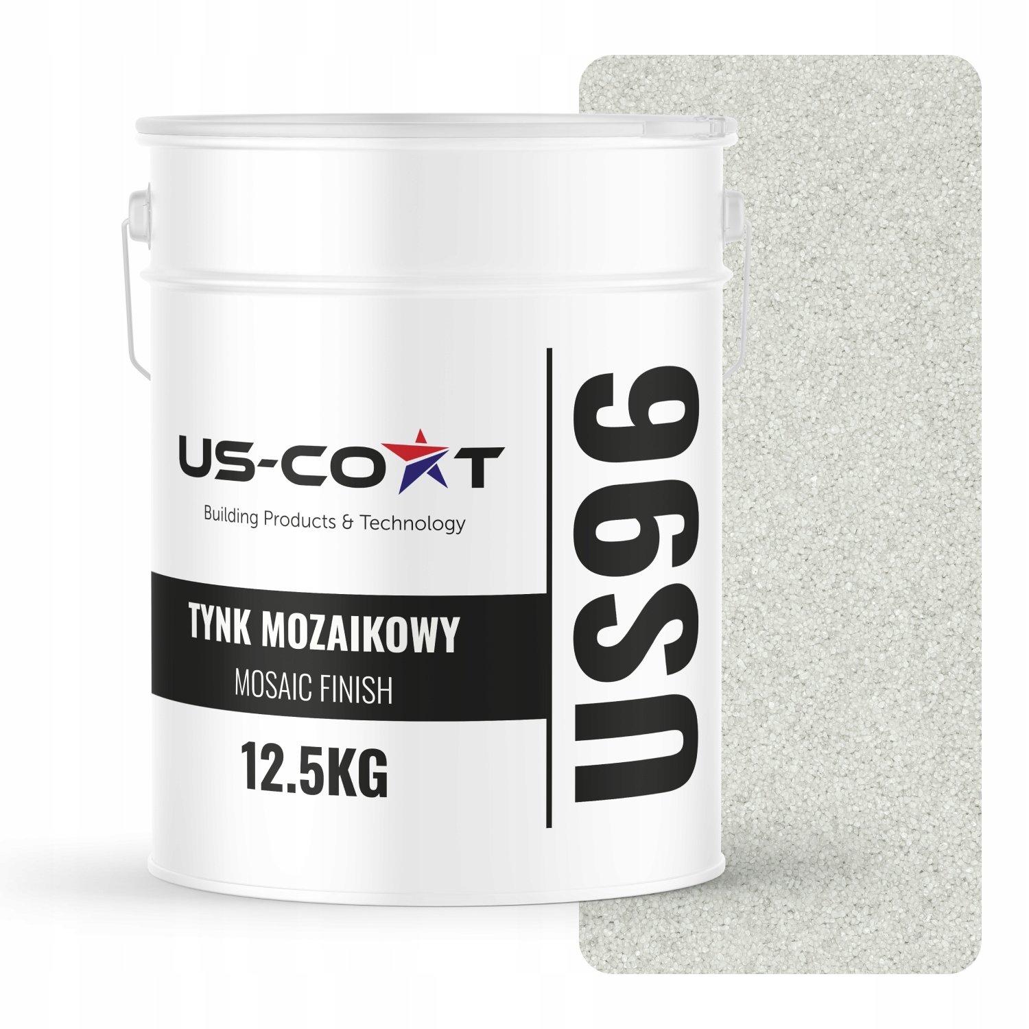 Mozaiková Omietka Mozaika 12,5 Kg Biela M01 Ozdobná Živicová Fasáda Premium