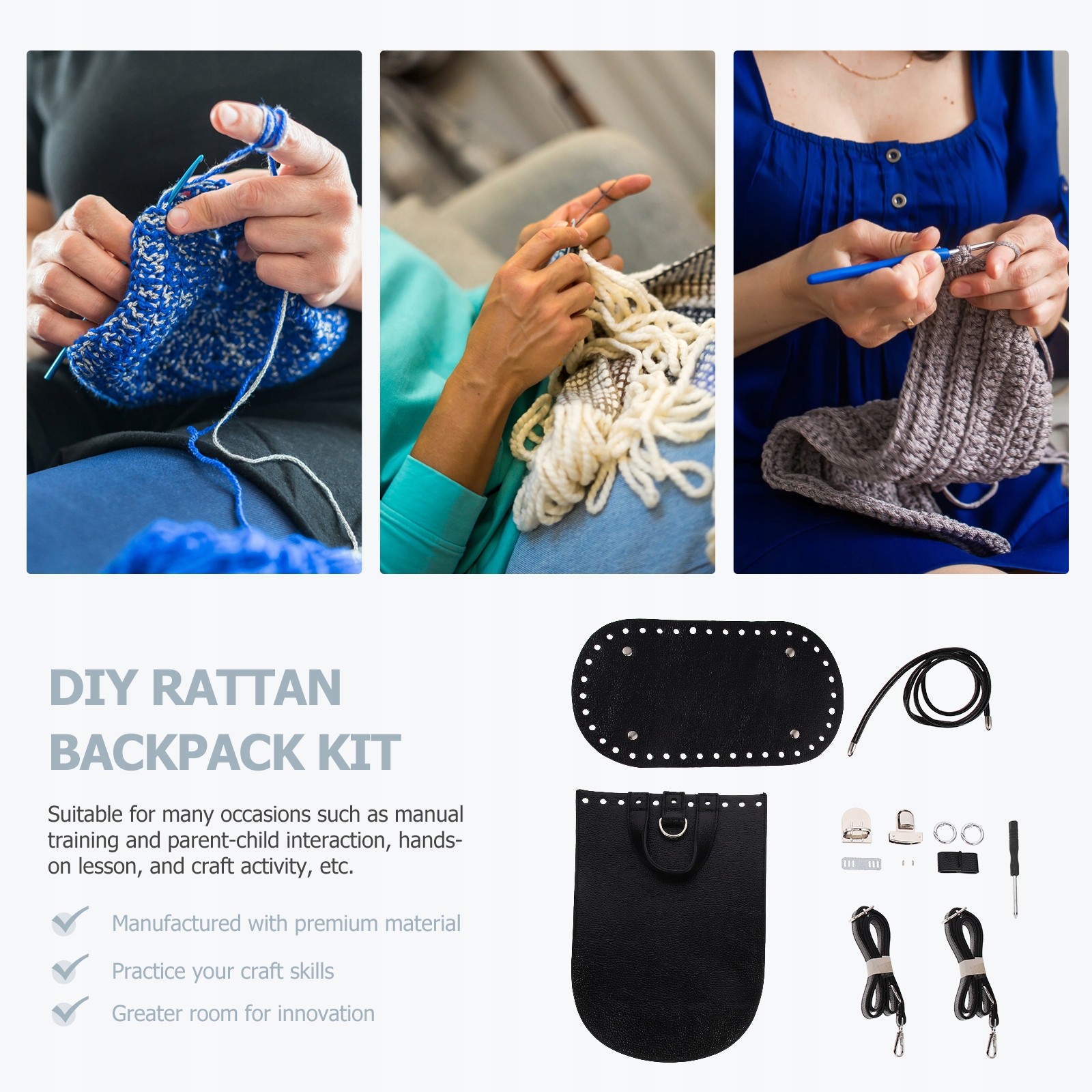 TORBA DIY AKCESORIA DO PLECAKÓW DLA Marka bez marki