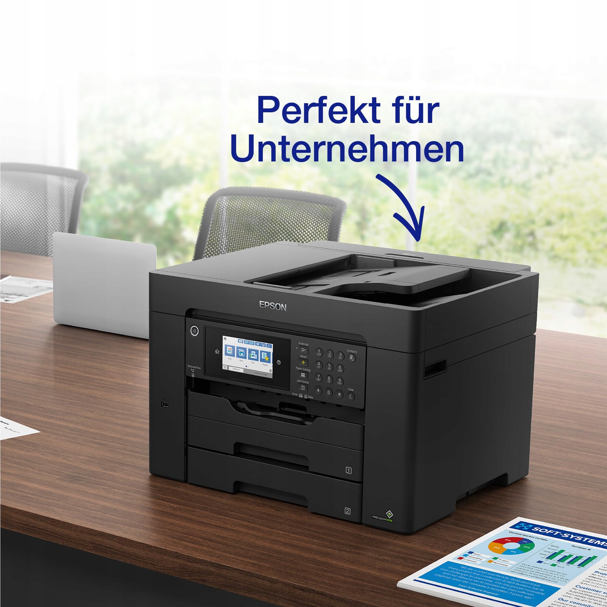 Epson WorkForce WF-7840DTWF A3+ bezprzewodowa wielofunkcyjna drukarka atra — miniatura 7