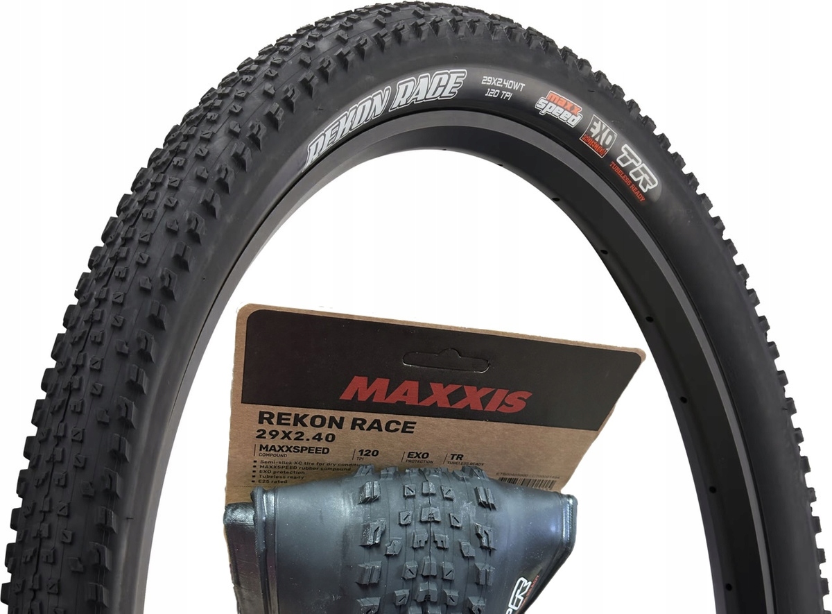 Pneumatika Maxxis Rekon Race 29x2,40 61-622 Exo Tr E25 120TPI Maxxspeed svinovací