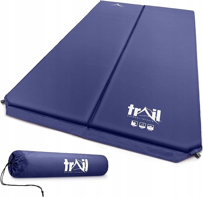 Materac turystyczny campingowy 2,5 cm lekki 186x110 cm