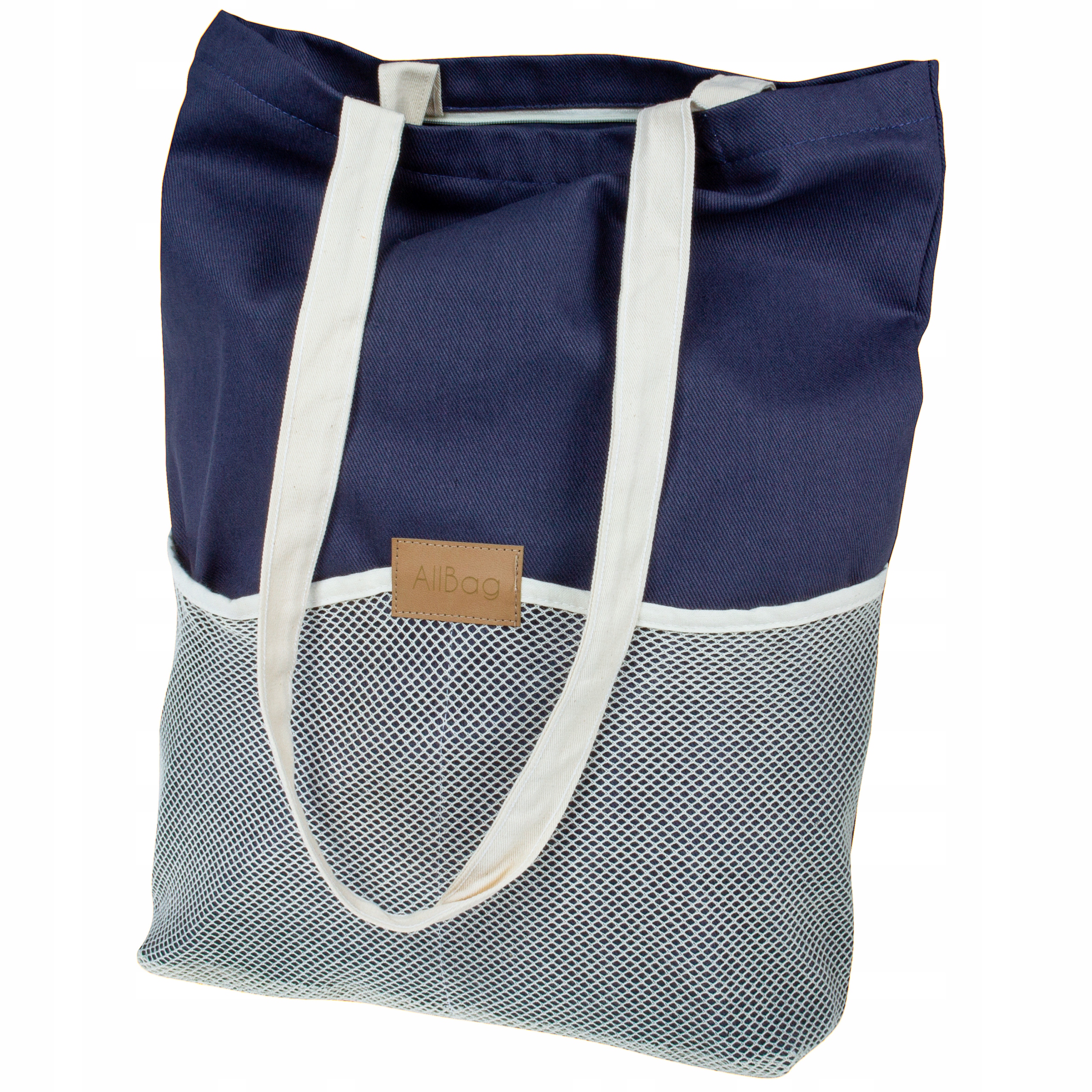 

Torba na Zakupy bawełniana z Siatką mocna Pojemna