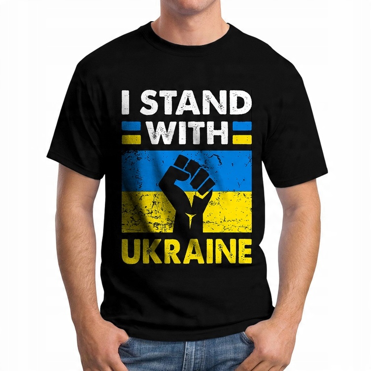 

Koszulka T-shirt Wolna Ukraina Wspieram Putin L