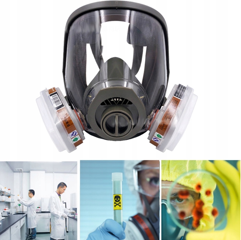 PEŁNA MASKA PRZECIWGAZOWA LAKIERNICZA GAZOWA Kod producenta hiuhi13