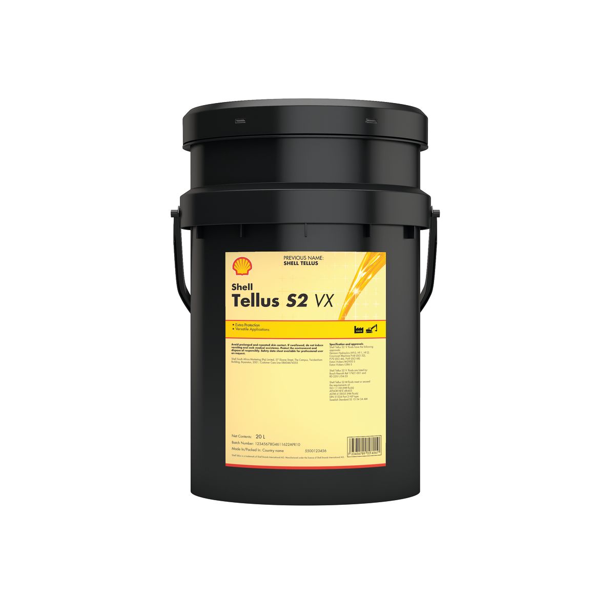 Hydraulický olej Shell Tellus S2 VX 32 20L sada pre vodiča #35