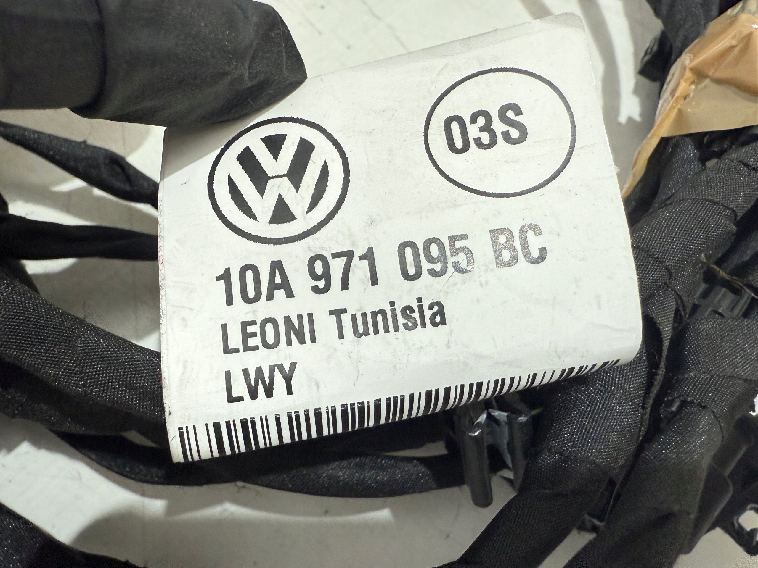 volkswagen ID3 10A шланги датчиков парковки датчик