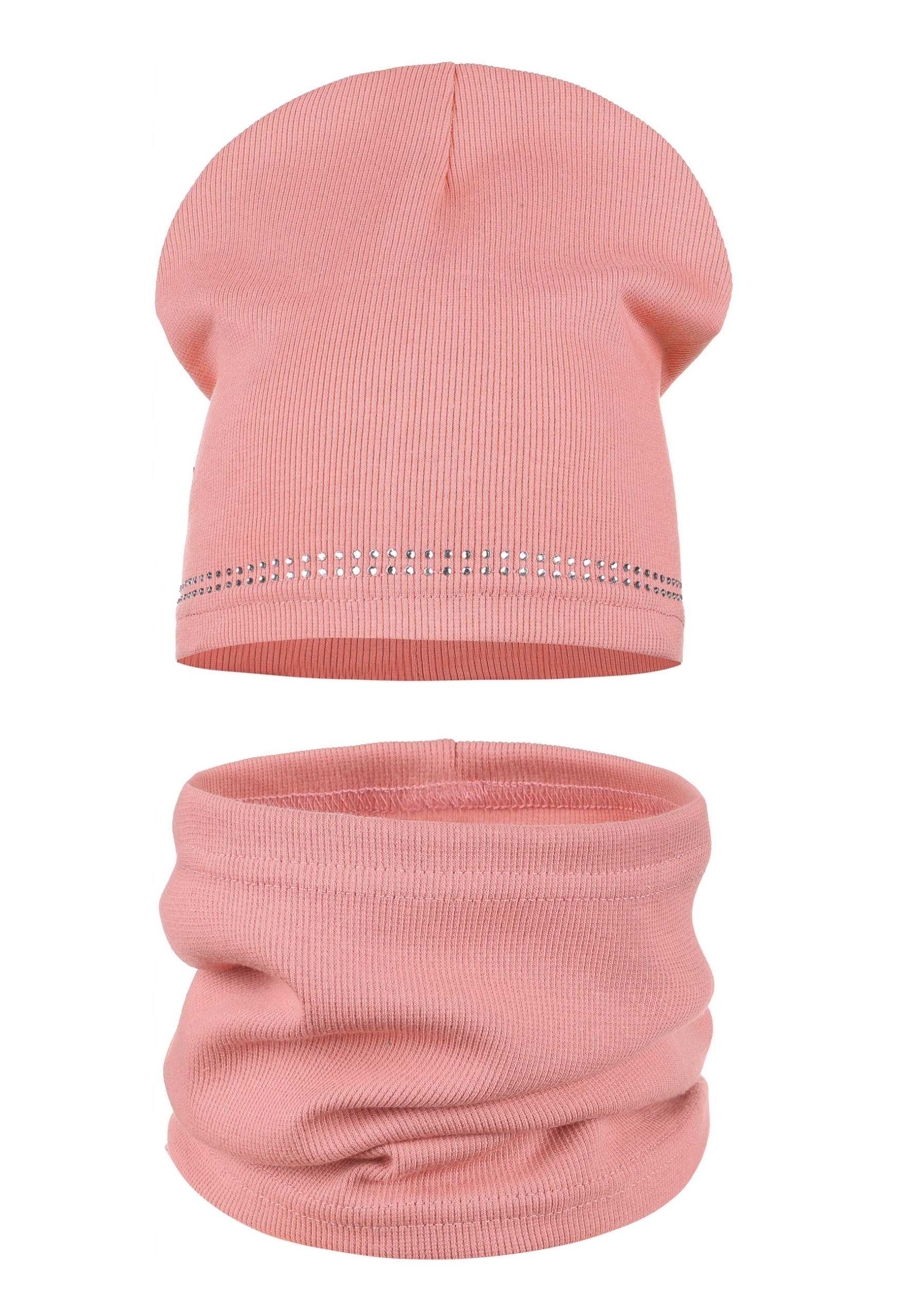 

Majka Komplet Dziewczęcy Czapka Beanie + Komin