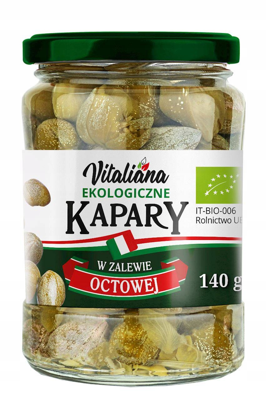 Kapary V Octě Bio 140 g Vitaliana