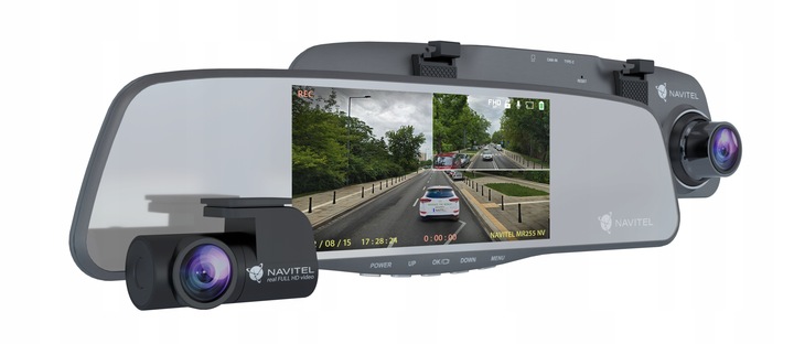 Záznamník jazdy autokamera vo Full Hd zrkadle Navitel MR255NV