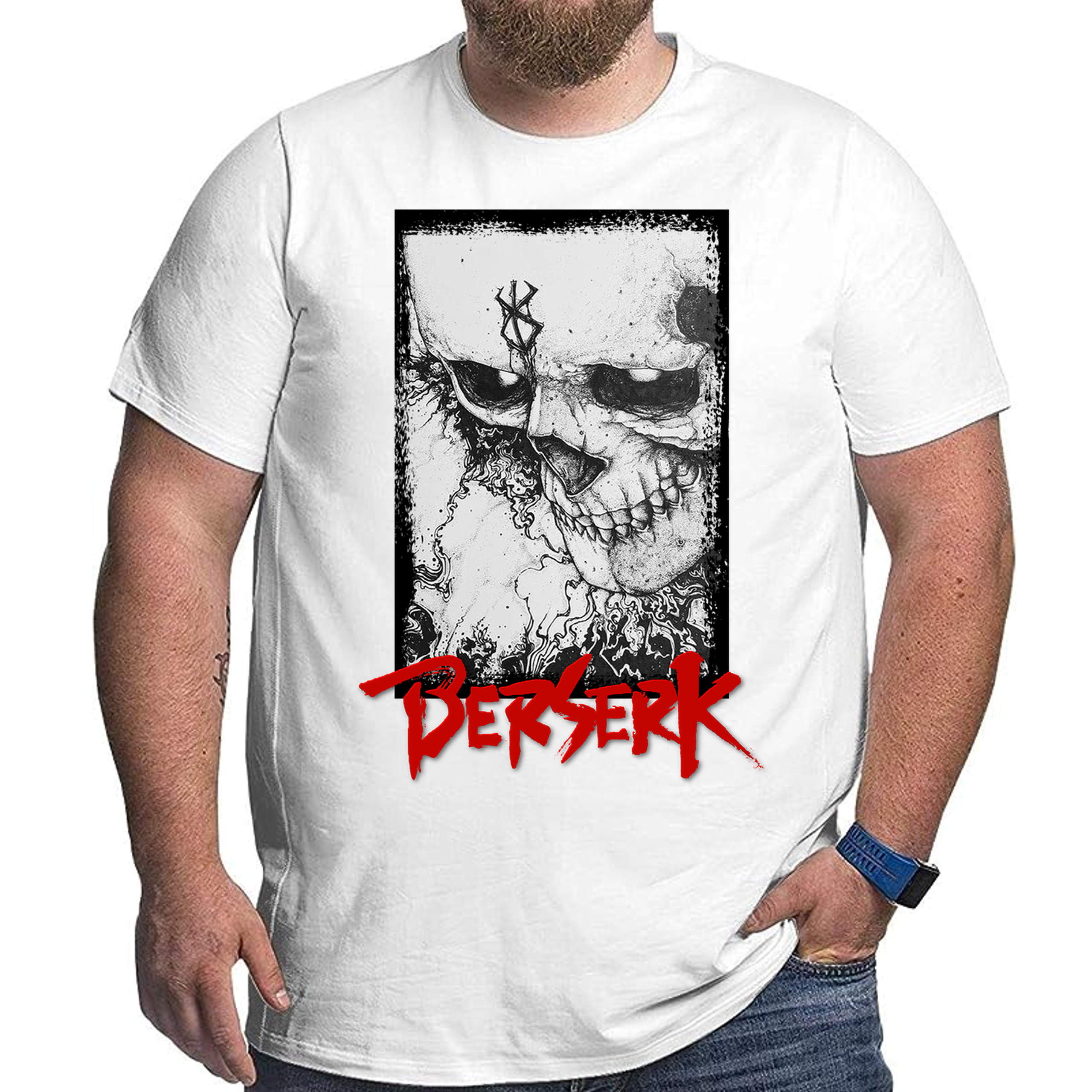 Manga Anime Tričko Berserk Fantasy 5XL 3340