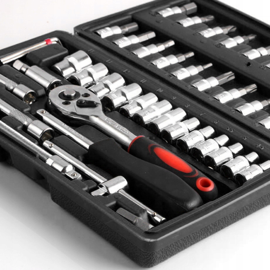 ZESTAW KLUCZE BITY TORX HEX NASADKI KOŃCÓWKI NASADOWE WKRĘTAKI GRZECHOTKA Marka maibang