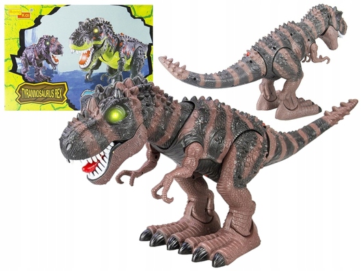 

Chodzący Dinozaur Na Baterie Tyranozaur Brązowy