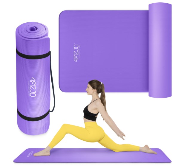 Mata do ćwiczeń Fitness Joga 1,5 cm gruba gimnastyczna karimata Trening