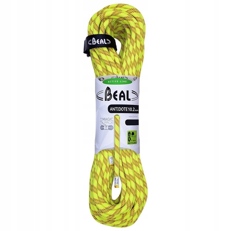Horolezecké lano Beal Antidote 10,2mm žlutá|60m