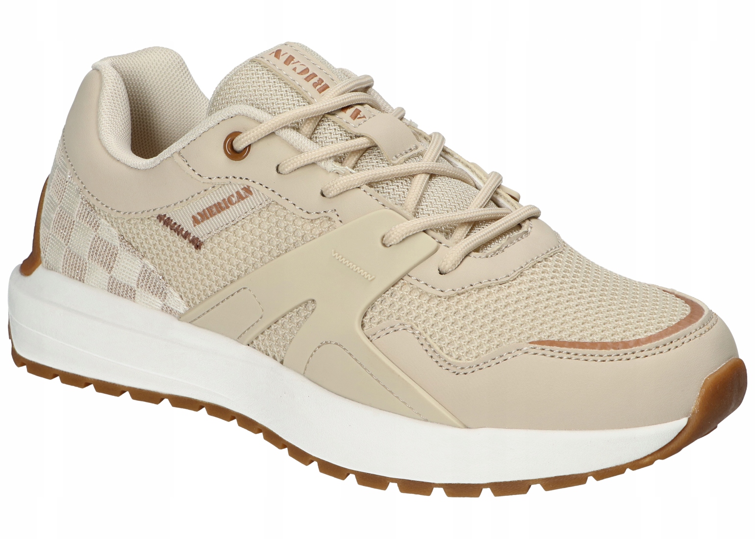 American Club AA55 Adidasy Tenisky Sportovní Dámské Boty Béžová 38