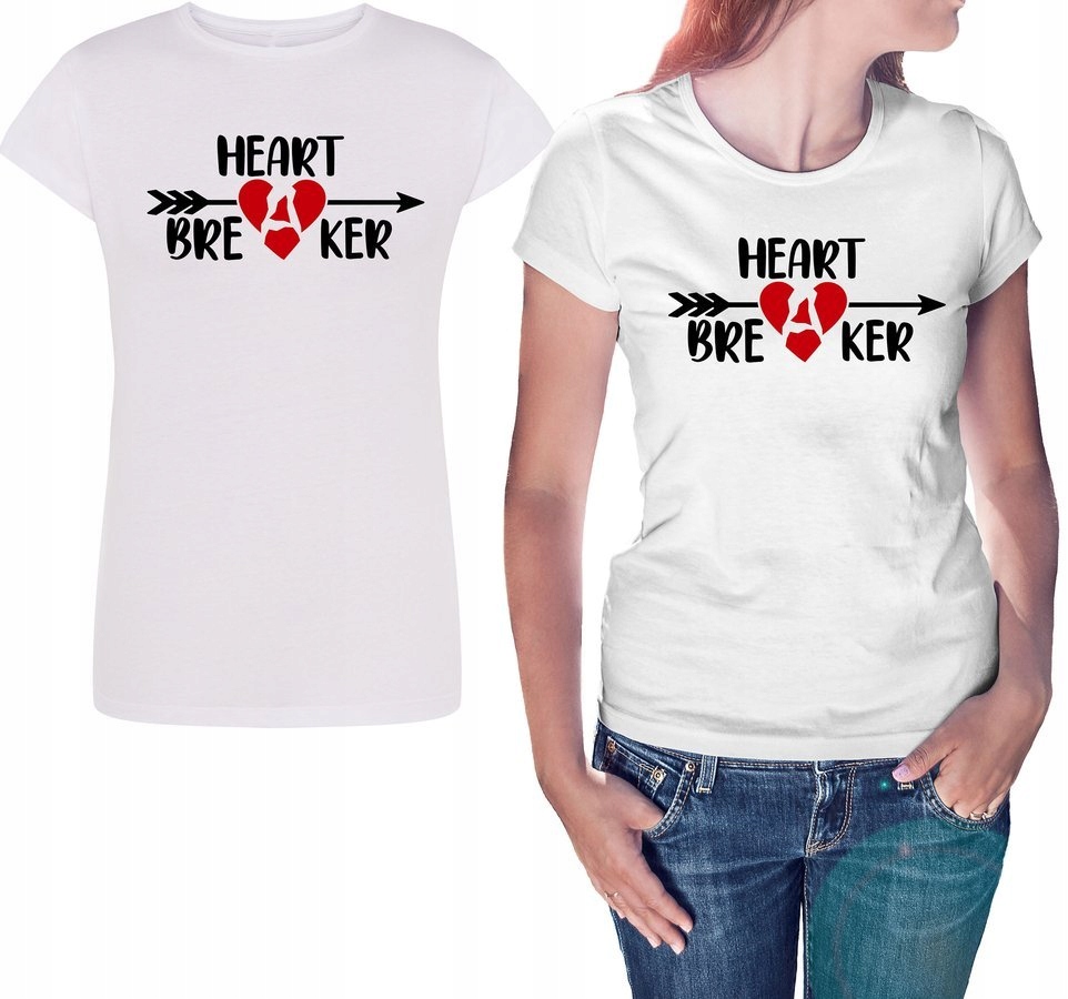 

Koszulka damska Heart Breaker biała S