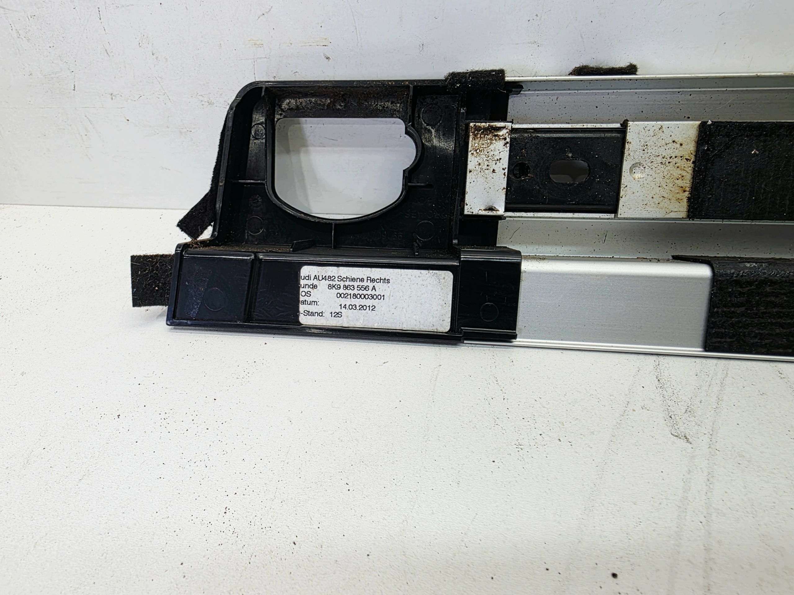 rail SZYNY boot AUDI A4 B8 AVANT 8K9863555A 8K9863556A